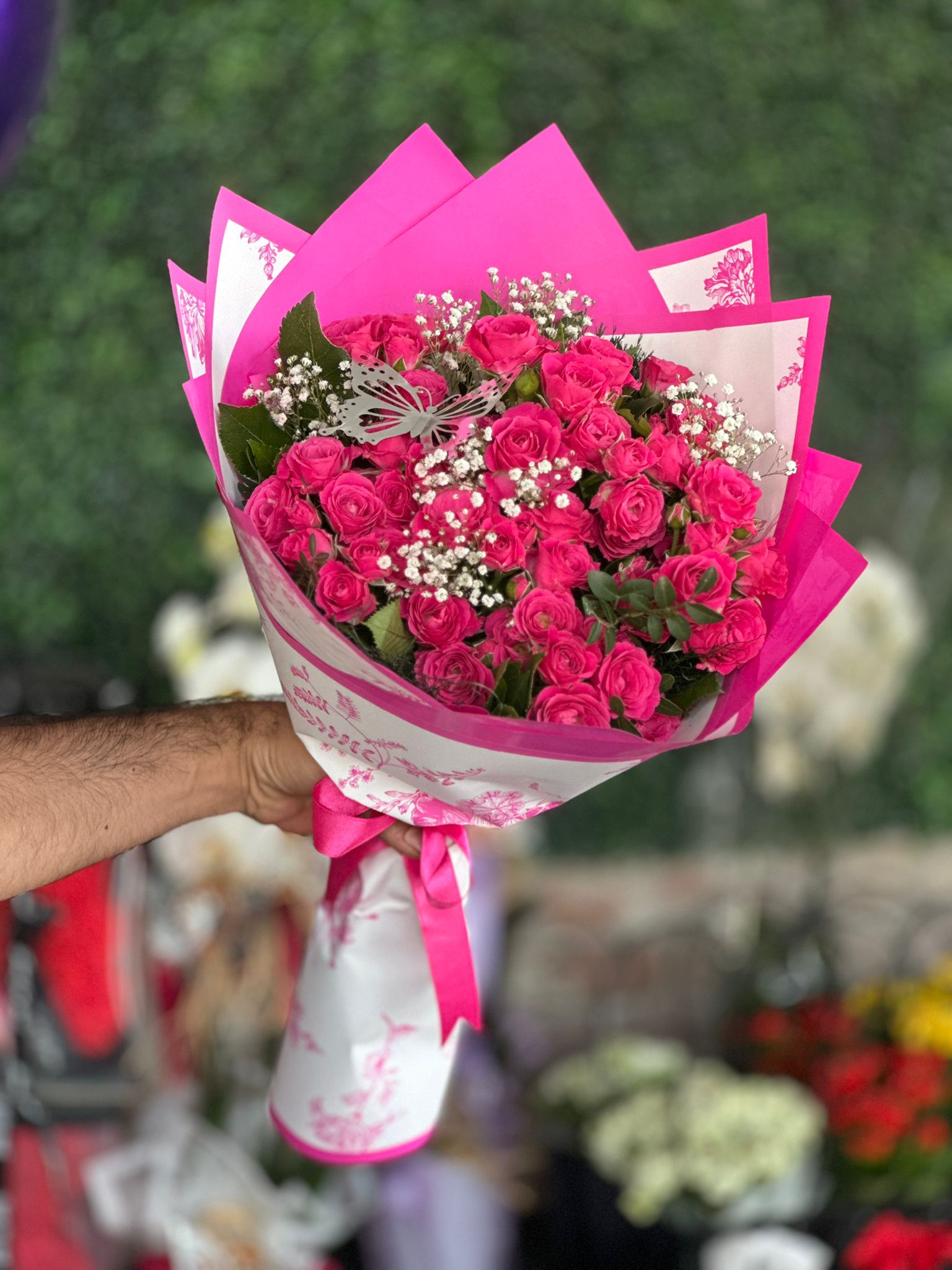 Pembe Çardak Gül Buketi