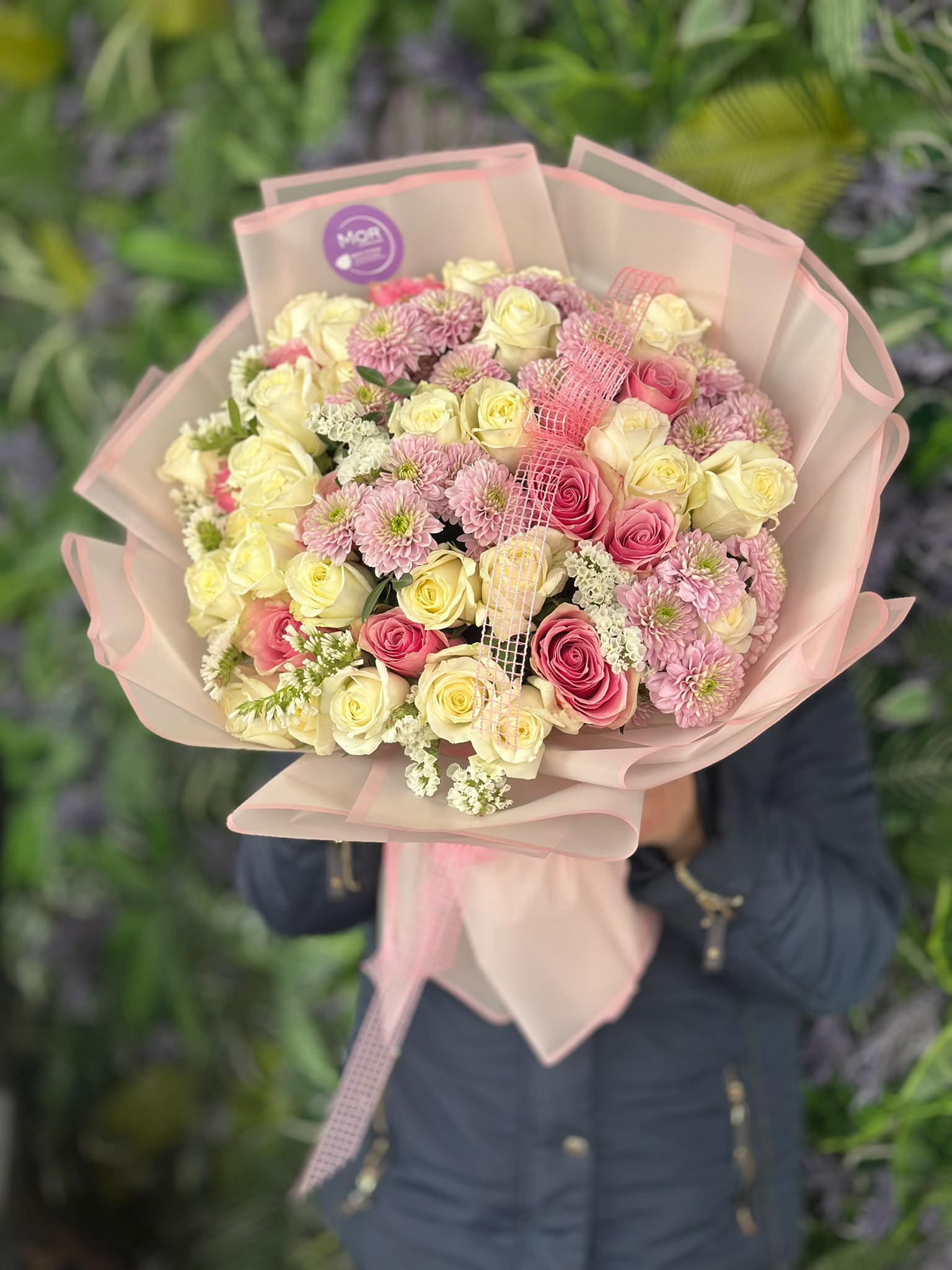 İthal Soft Pembe Mevsim Buketi